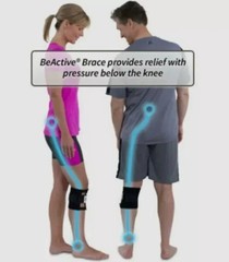 2 PCS BeActive Plus AS SEEN ON TV Pressure Point Brace Relieve Acupressure Leg