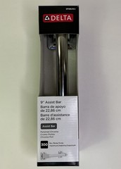 Delta Polished Chrome 9” Assist Bar DF509-PC1 Holds Up To 300 lbs
