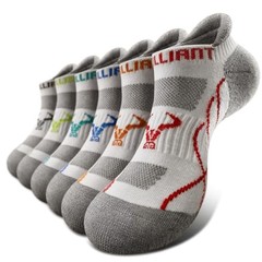 Men Ankle Socks 6Pairs,Athletic Running Socks No 10-12 6pairs-creamy White8899