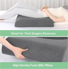 High Density Foam Butt Pillow for BBL Recovery