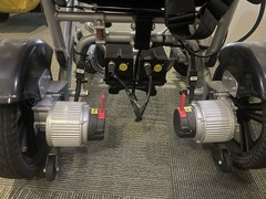 Rubicon DX14 Mobility wheelchair Foldable Headrest scooter dual motors, 20 mile