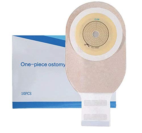 10PCS Colostomy Bags, Ostomy Supplies,One Piece Drainable Ostomy Pouch for Il…