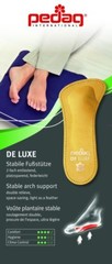 Pedag Deluxe 123 orthotic insole leather pads, gentle arch & metatarsal support