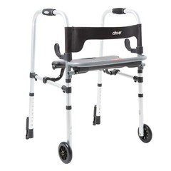 Clever-Lite LS Aluminum 29.5 to 39″ H Dual Trigger Release Folding Walker with