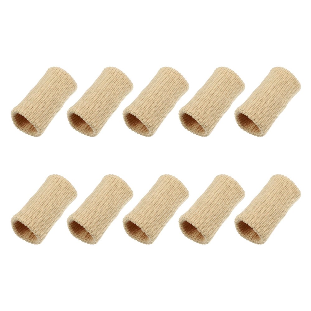10pcs Breathable Finger Sleeves Thumb Braces Compression Elastic Protectors