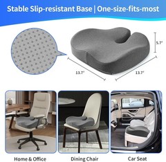 Cushion Lab Patented Pressure Relief Seat Cushion for Long Sitting Hours