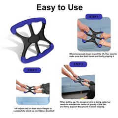 Portable Standing Aid for Elderly, No-Slip Grip Transfer Bar for Seniors & Disab