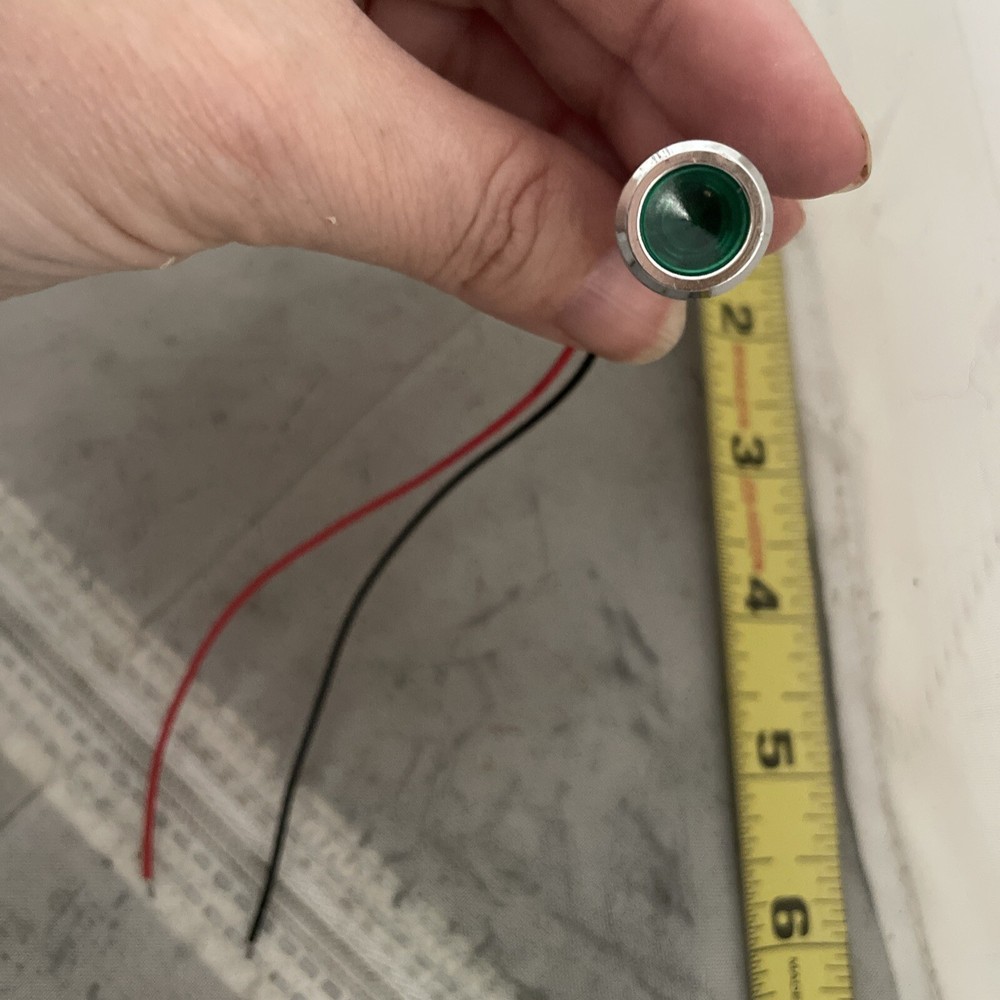 Tiller LED Light (Green) Dashboard For Pride Mobility Scooter AL49