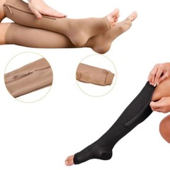 Compression Socks Support Graduated Stockings Men Women 20-30mmHg Nylon Sleeves