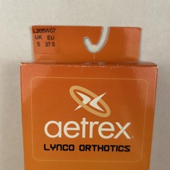 Aetrex Foot Orthotic Insoles L205 Women’s Size 7 Cupped Heel Arch Support New