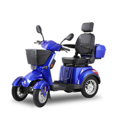 Heavy Duty 4-Wheel Mobility Scooters 31 Miles 3-Speed 800W 500lbs Capacity