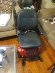 Pride Mobility GO CHAIR 1005 Travel Electric Powerchair + 18AH Batteries Upgrade