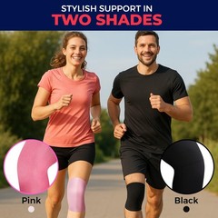 Dr. Arthritis Doctor-Developed Thick Knee Brace Support, Secure S, Pink