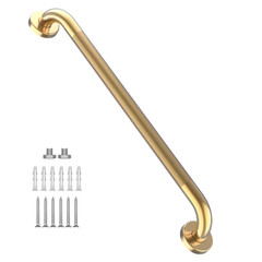 32″ Shower Grab Bar Gold Bathroom 1.25″ Diameter 304 Seniors Elderly 32 Inch