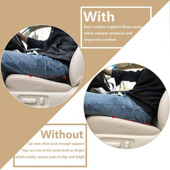 Car Seat Cushion – Memory Foam Car Seat Pad – Sciatica & Lower Back