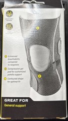 FUTURO Performance Compression Knee Support, Adjustable Moderate Support
