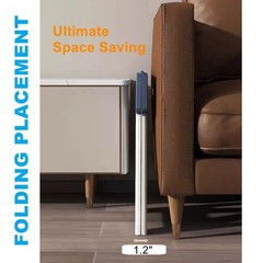 Foldable Anti-Slip Bath Shower Chair for Seniors – Blue Safety Seat Stool 15.7″