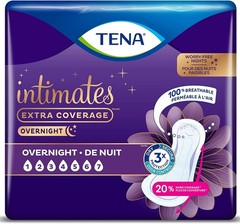 TENA Intimates Overnight Incontinence Pads for Women, 28 Count – Pack of 1