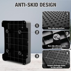 Mobility Step Stool for Adults & Seniors – Non-Slip Platform Indoor and