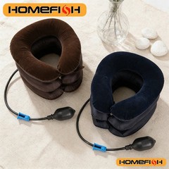 Cervical Neck Traction Device Collar Brace Support Pain Relief Stretcher Therapy