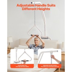 Trapeze Bar for Bed Mobility 250LBS Bed Trapeze with Clamp and Floor Stand