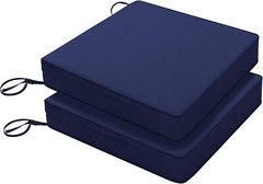 Favoyard Patio Chair Cushion 19 x 19 x 3 Inch Waterproof 19 x 19 x 3 In, Blue