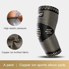 Copper Ankle Brace Compression Sleeve Support for Foot Pain ankle Sprain Relief
