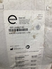 Exos Spine Bracing System 200627-60, Form 627, L/XL