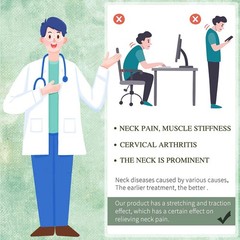 Over Door Neck Traction Device Cervical Pain Relief Stretcher Brace Support