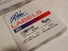 Asstd PDC Healthcare, Delta, other medical hospital labels, %/Biohazard/IV/more