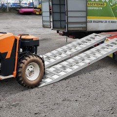 6000lb 94x15in Aluminum Loading Ramps with 16 Anti-Slip Plates & Heavy-Duty