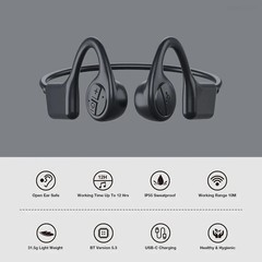 Bone Conduction Hearing Aids for Deafness Bluetooth Noise-Cancelling 4416