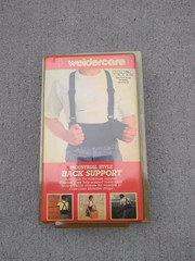 Weidercare Industrial Style Back Support XL Black Shoulder Straps NEW Vintage
