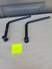 Quickie Wheelchair ANTI TIP TIPPERS WHEELS Wheelie Bars Parts Used Nitrum Qx 2