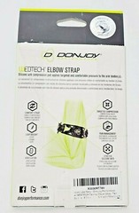 DonJoy Performance WEBTECH Silicone Web Tennis/ Golf Elbow Strap S/M Black