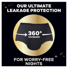 Always ZZZ 14 Count Womens Incontinence Panty Period Underwear Small Medium