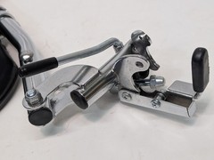 Unbranded Wheelchair Metal and Padded Leg Rest Attachment Assembly 44200p027