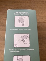 Walgreens Elbow Brace With Cleanprene Technology Great For Sensitive Skin NEW