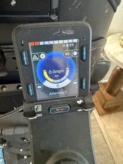 Permobil M3 Corpus Power Wheelchair Joystick Adjustable Reclining Black Blue