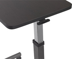 Hospital Over Bed Tray Laptop Food Rolling Medical Table Adjustable Desk