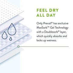 Prevail Per-Fit 360 Daily Briefs Max Plus Absorbency Size 2, 18 Ct White