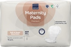 Anatomically Shaped Maternity Pads – 15 Count with Breathable Design for Comfort