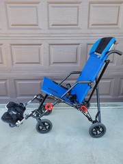 Convaid Cruiser 16” Special Needs Stroller Wheelchair Blue READ DESCRIPTION