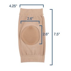 ZenToes Ankle Bone Protection Socks Sleeves Gel Pads 1 Pair for Boots, Skates