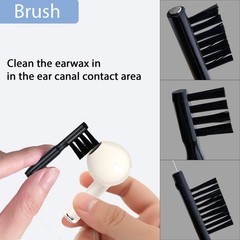 10 PCS Hearing Aid Cleaning Kits Earbuds Headphones Cleaner Brush Kits with C…