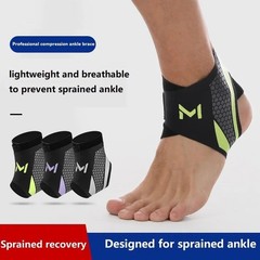 1-2PCS Ankle Compression Support Brace Sleeve for Running Sports Men Women