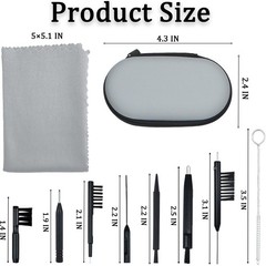 10 PCS Hearing Aid Cleaning Kits Earbuds Headphones Cleaner Brush Kits with C…