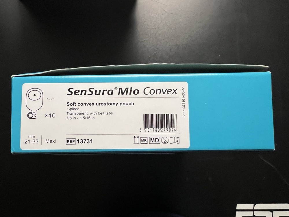 Coloplast 13731 Sensura Mio Convex 7/8” – 1 5/16” – 1 Box (10ct) Exp 07/30/2026