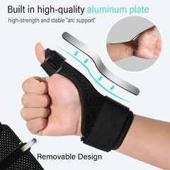 Sport Thumb Wrist Support Brace Carpal Tunnel Sprain Splint Arthritis Left Right