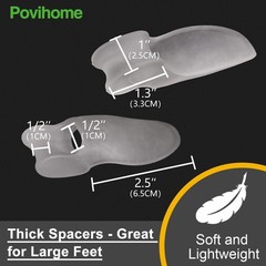 Soft Silicone Gel Bunion Pads – 8 Pack for Big Toe Comfort & Alignment